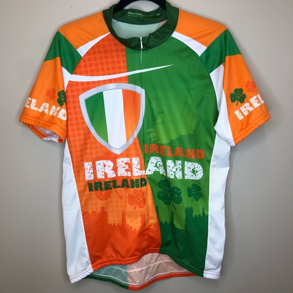 ScudoPro Ireland Short Sleeve Cycling Jersey for Youth ScudoPro Ireland Short Sleeve Cycling Jersey for Youth